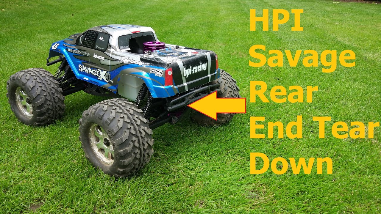 Ebay project Savage X 4.6 Part 2 Rear End Full Tear Down