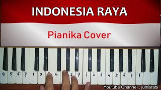 Video thumbnail of "Indonesia Raya dengan pianika - cover"