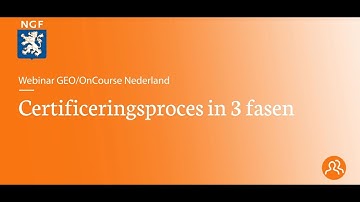 OnCourse training 1: Certificeringsproces in 3 fasen