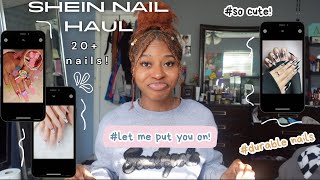 SHEIN PRESS ON NAILS HAUL| 20+ Sets | Best nails to buy!
