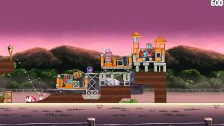 Angry Birds Rio - Mac Game Golden Fruit Walkthrough Apple Level 9-5 screenshot 5