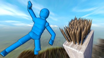 Euphoria Dude Ragdoll Compilation VS Deadly Spikes Trap – Funny Physics Moments!