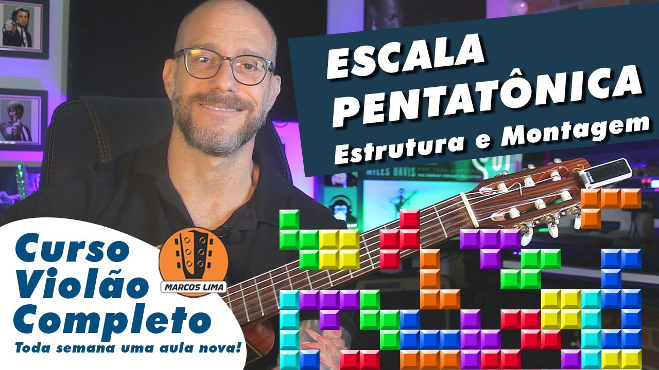 [Pentatônica]  Estrutura e  Montagem da Escala mais usada no mundo! | Aula Violao