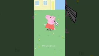 Paper airplane ✈️ 📄 #funny #peppapig