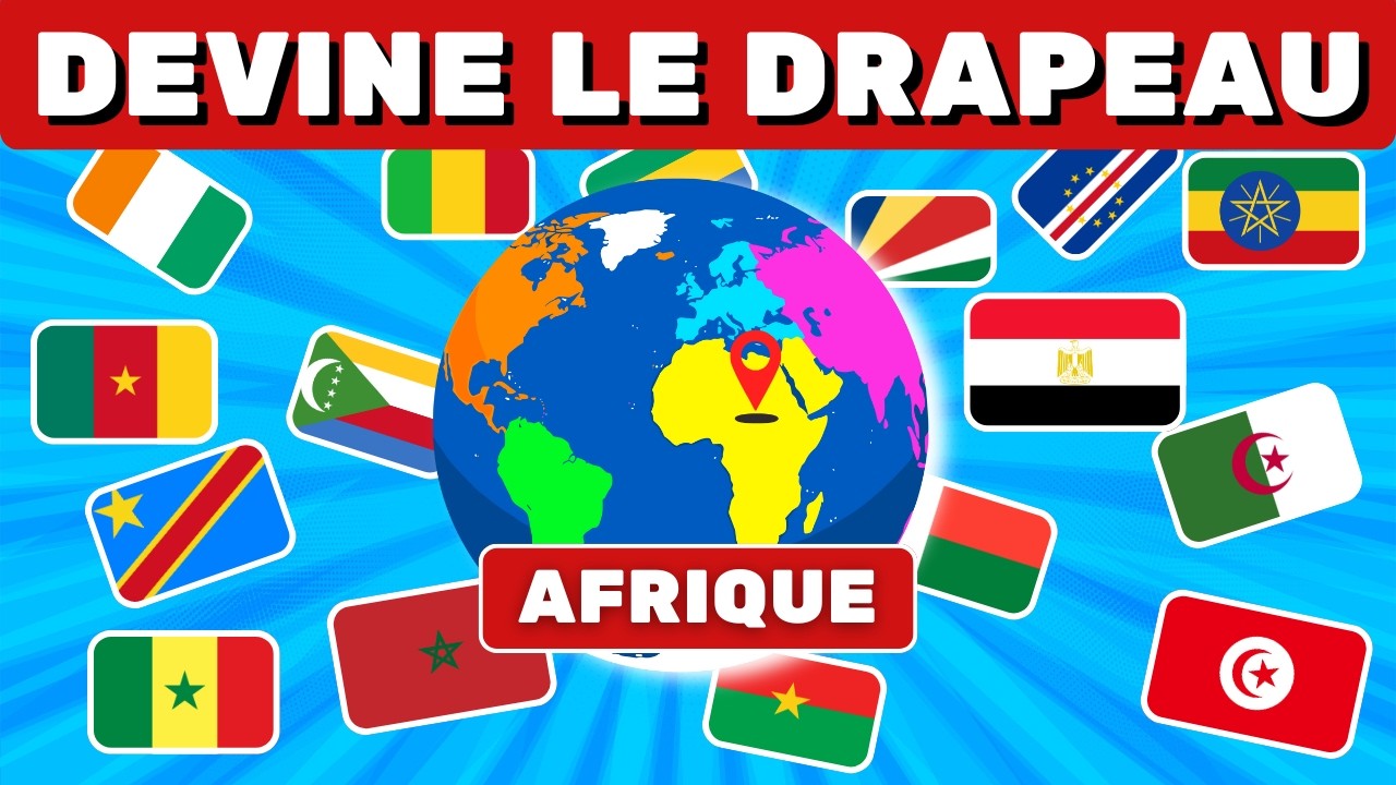 🌍DEVINE LE DRAPEAU DES 54 PAYS D’AFRIQUE 🌍– facile à experte | teste tes connaissances #123quizzone