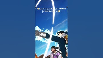 🫡 Super Perception During the TUTORIAL is PRODIGY WORTHY 😮‍💨 #sparkingZero #dragonball #dbz