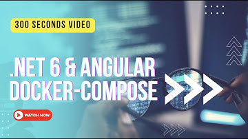 Docker compose for angular and .net 6 in 5 minutes