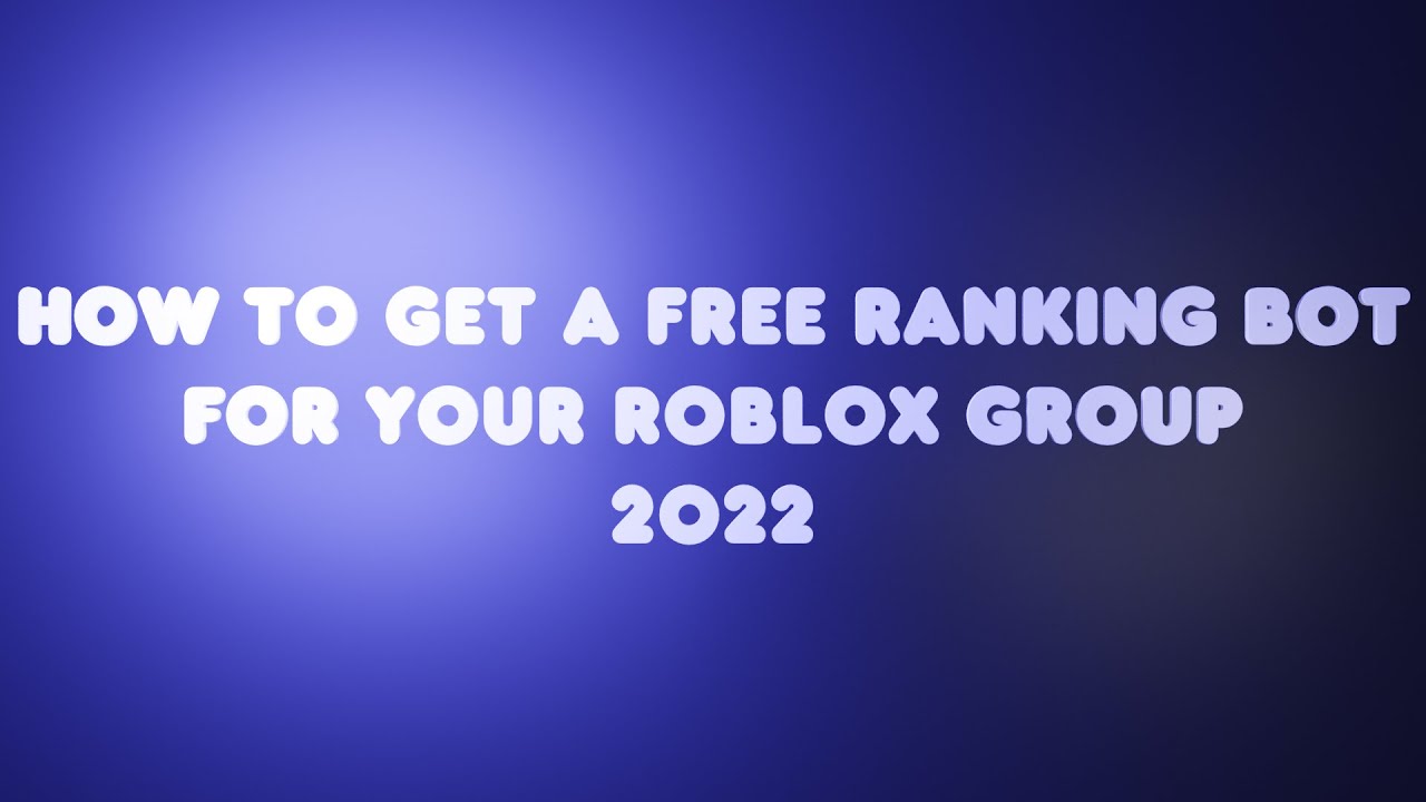 Roblox Group Rank To Discord Rank Bot - Community Resources - Developer  Forum