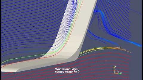 Two Phase Flow CFD SImulation using OpenFOAM  Streamtrace