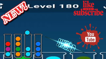 Ball Sort Puzzle Level 180 Color Sorting Games Level 180