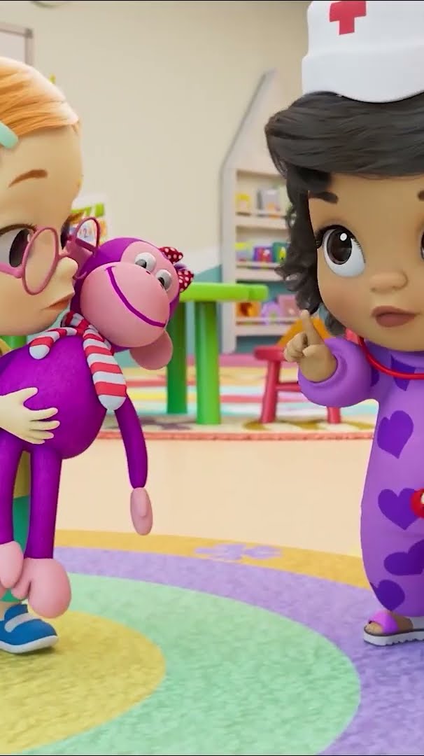 Cinco Monitos ? #Shorts #Loolookids #Cancionesinfantiles #animales