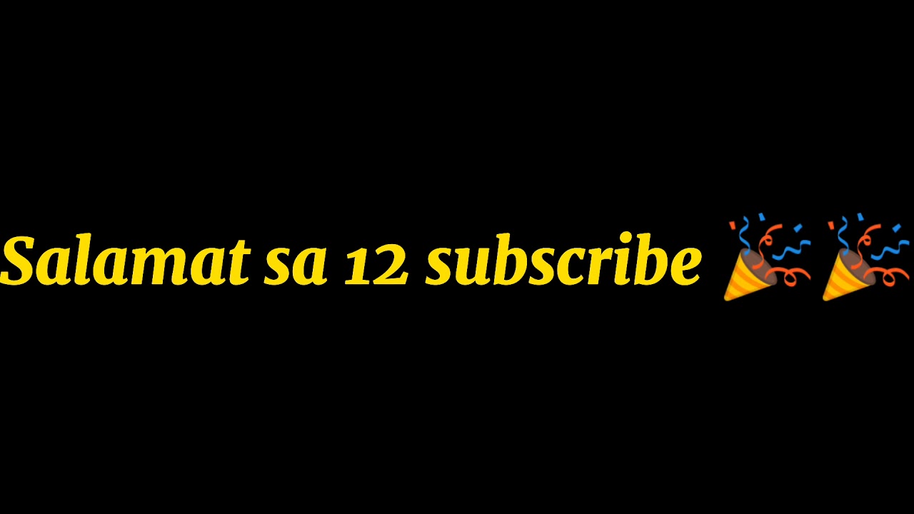Salamat 12subscribe
