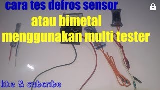 CARA TES DEFROS SENSOR ATAU BIMETAL KULKAS 2 PINTU