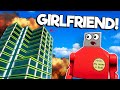 TOWER SURVIVAL in Lego City with My Girlfriend! - Brick Rigs Multiplayer