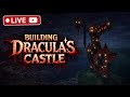 🔴 Building Dracula’s Castle in Minecraft (LIVE) Day 3 (Portrait)
