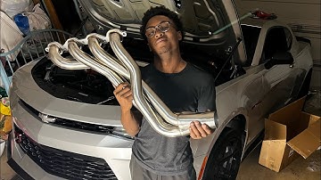 Speed Engineering Headers On Camaro  SS 1LE