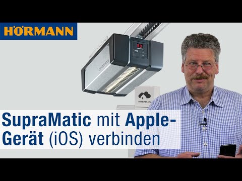 Hörmann homee: Garagentor-Antrieb SupraMatic mit Apple-Gerät (iOS) verbinden | Hörmann