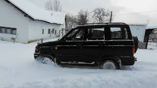 Uaz Patriot Serbia snow game