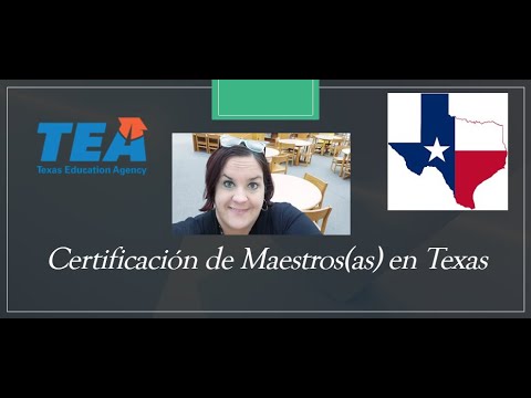 Video: ¿Qué es un maestro registrado en Texas?