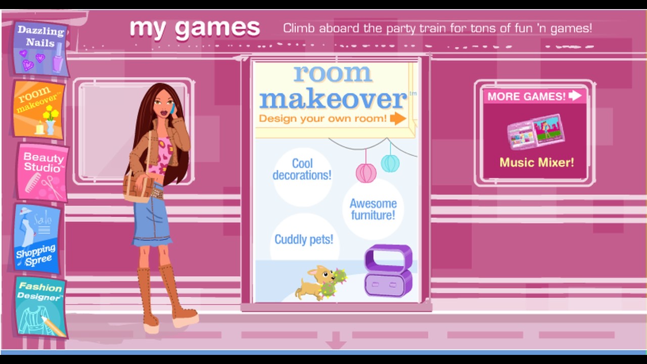 Jogos da MyScene, da Barbie e da Polly! / 7 Jogos Antigos e