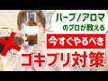 【ゴキブリ対策】プロ推薦！今すぐやるべきゴキブリ対策ハーブ/アロマ活用法解説！