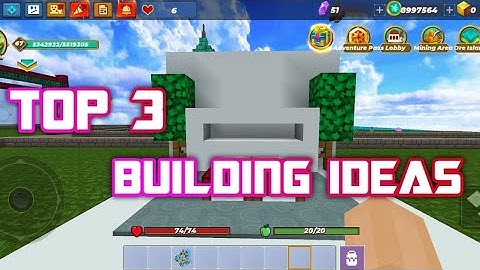 Top 3 building ideas in skyblock (Blockman go)