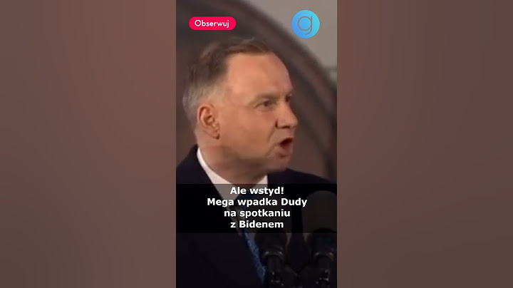 (subskrybuj) Ale wstyd! Mega wpadka Dudy na spotkaniu z Bidenem #shorts