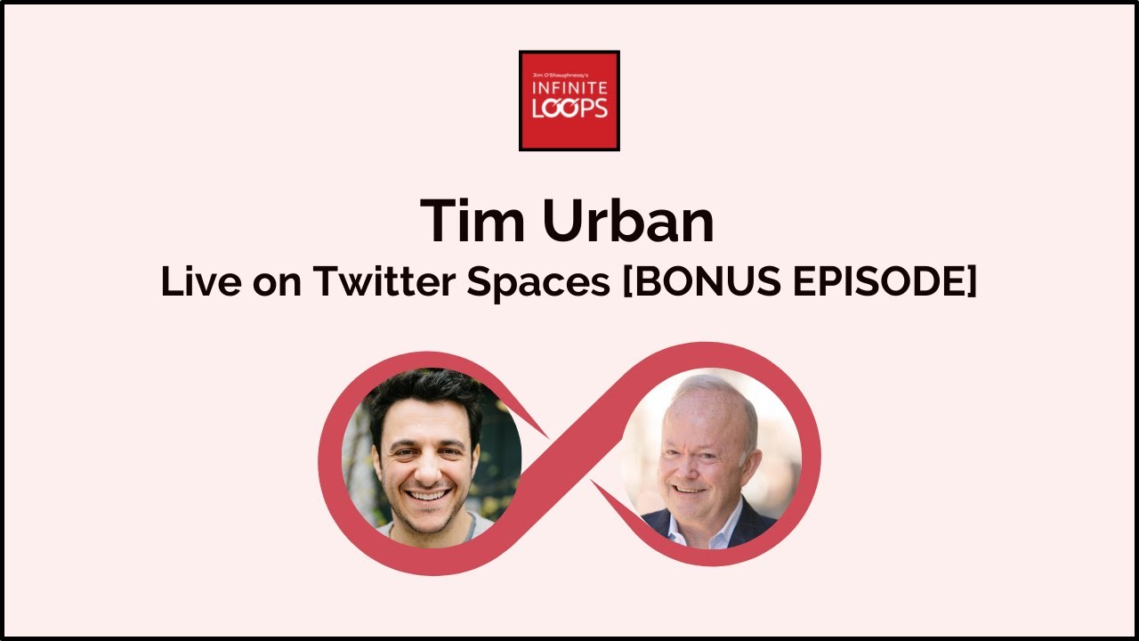 Tim Urban — Live on Twitter Spaces [BONUS EPISODE]