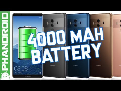 Huawei Mate 10 announced with 4000 mAh battery