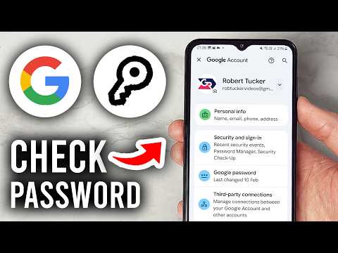 How To Check Google Account Password - Step By Step