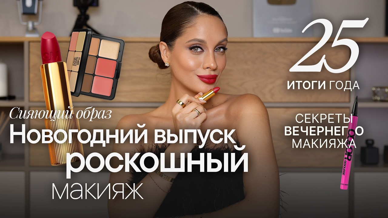 НОВОГОДНИЙ ВЫПУСК 🎄💄 Макияж на Новый год. Подводим итоги 2025 года!