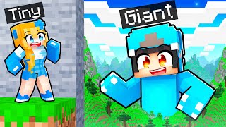 TINY vs GIANT Hide and Seek in Minecraft Prop Hunt