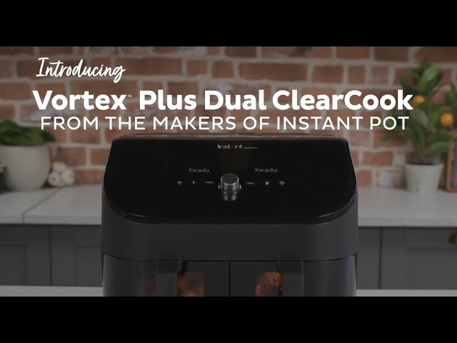 Instant Pot Vortex Plus Dual Basket Air Fryer with ClearCook Unboxing +  First Cook Airfryer 