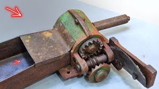 Odd Chaff Cutter Machine Restoration  Recovering Forgotten Machinery