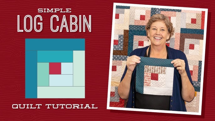Make a Simple Log Cabin Quilt with Jenny Doan of Missouri Star (Video Tutorial) - YouTube make-a-simple-log-cabin-quilt-with-jenny-doan-of-missouri-star-video-tutorial-youtube