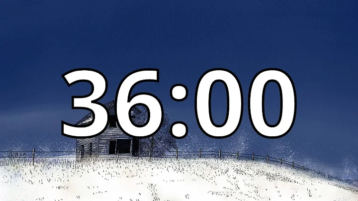 36 Minutes Winter Timer Countdown With Music and Alarm (Simple Beep)