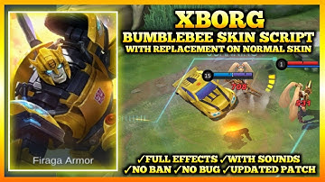 Xborg Bumblebee Skin Script | No Password + Full Effects | Ikigai Plays