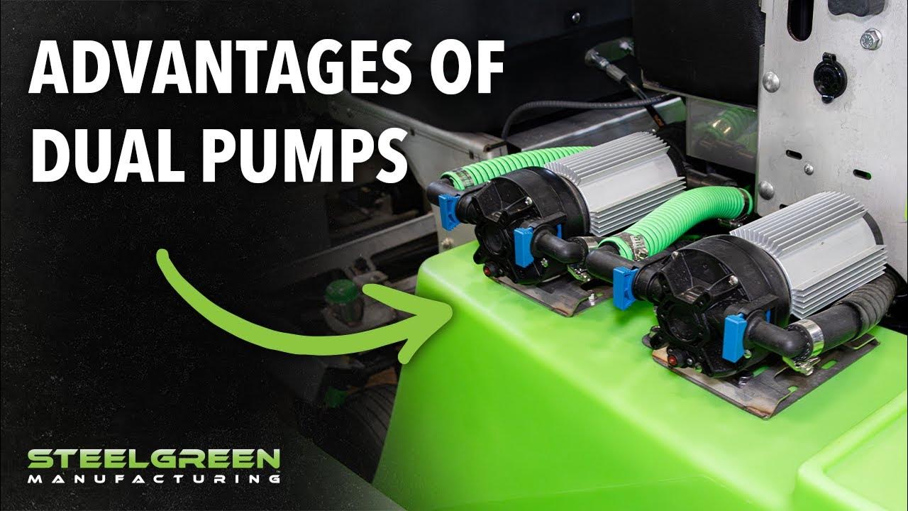 The Advantages of Running Dual Pumps on a Steel Green SprayerSpreader