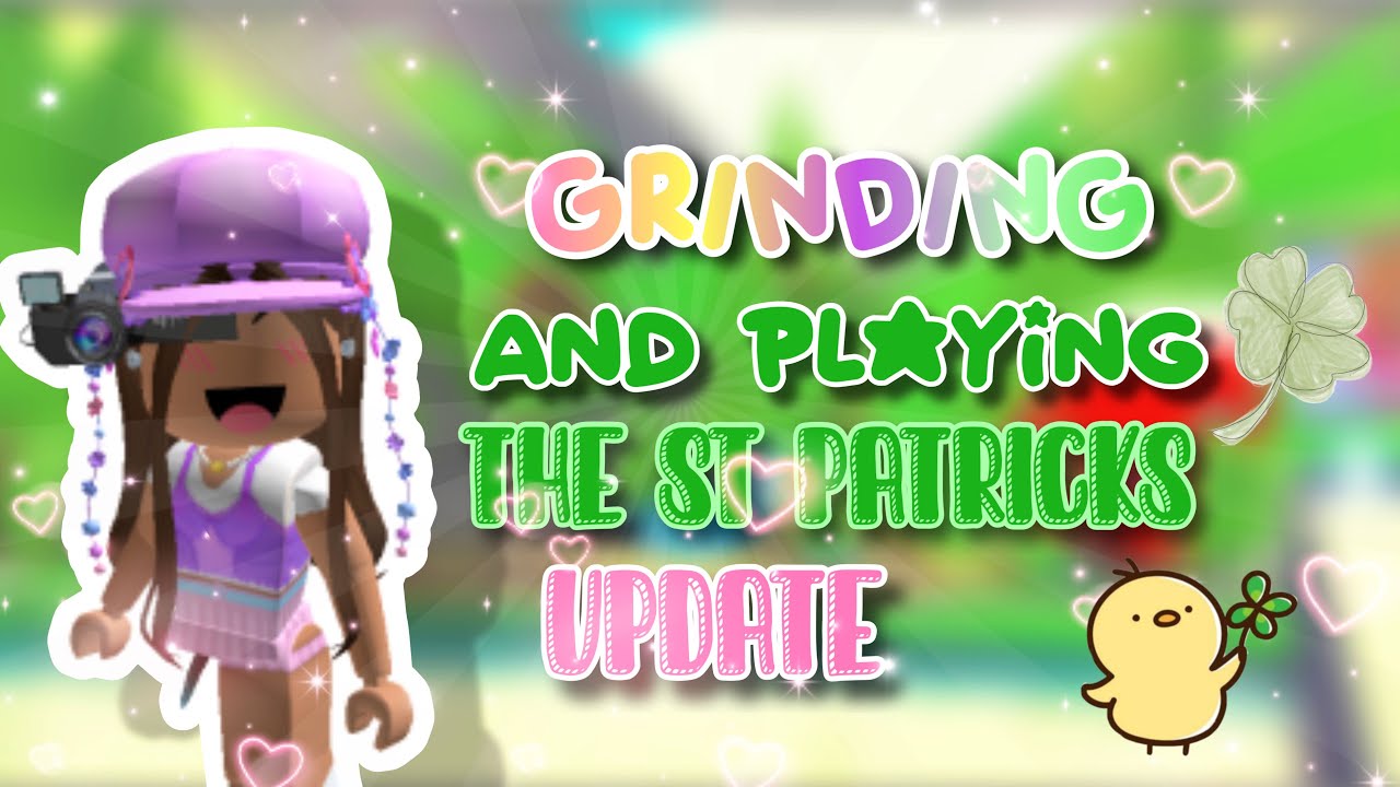 Grinding and playing the Adopt me St Patricks Day Update 💜🍀🌈#roblox ...