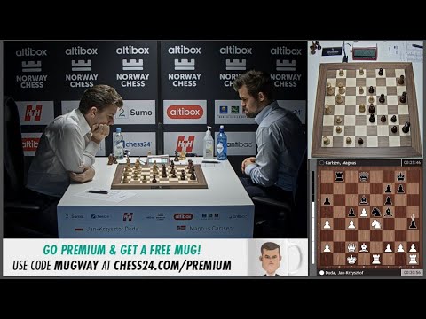 Carlsen sólo necesita 24 horas para vengarse de Duda