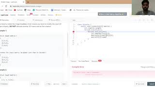 Coding matrix rotate in telugu