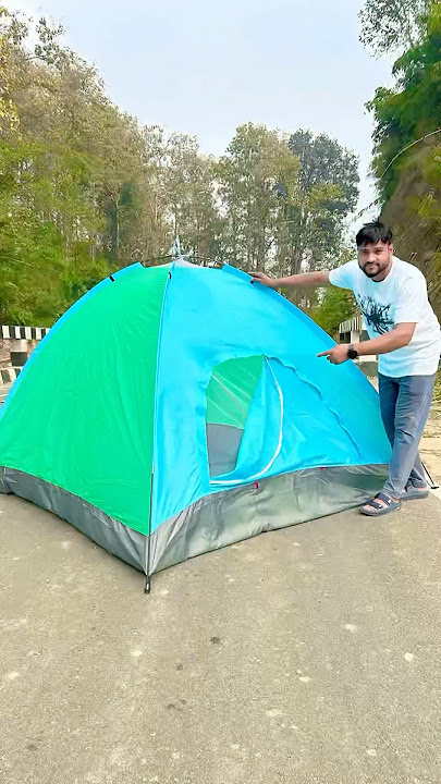 6 Person Waterproof Tent House ⛺️ unboxing for camping 😲