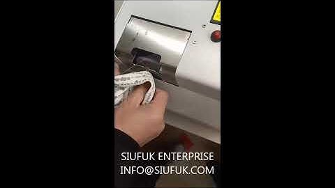 ALPHA SF 19T Semi-automatic button wrapping machine with heat sealing device