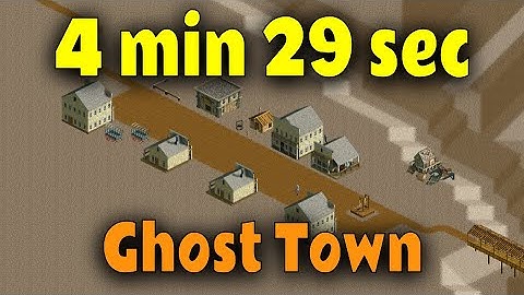 Beating Ghost Town in 4m 29s - OpenRCT2 speedrun