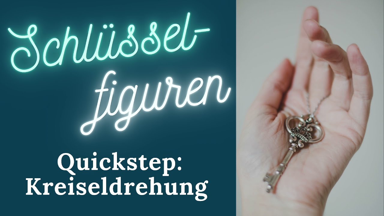 Schlüsselfiguren: Quickstep   Kreiseldrehung für Herr und Dame gezeigt