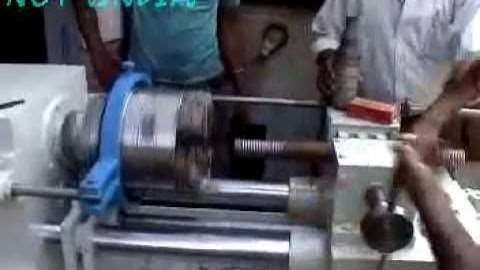 Thread Cutting Machine for scaffolding pipe jack and prop bolt rod