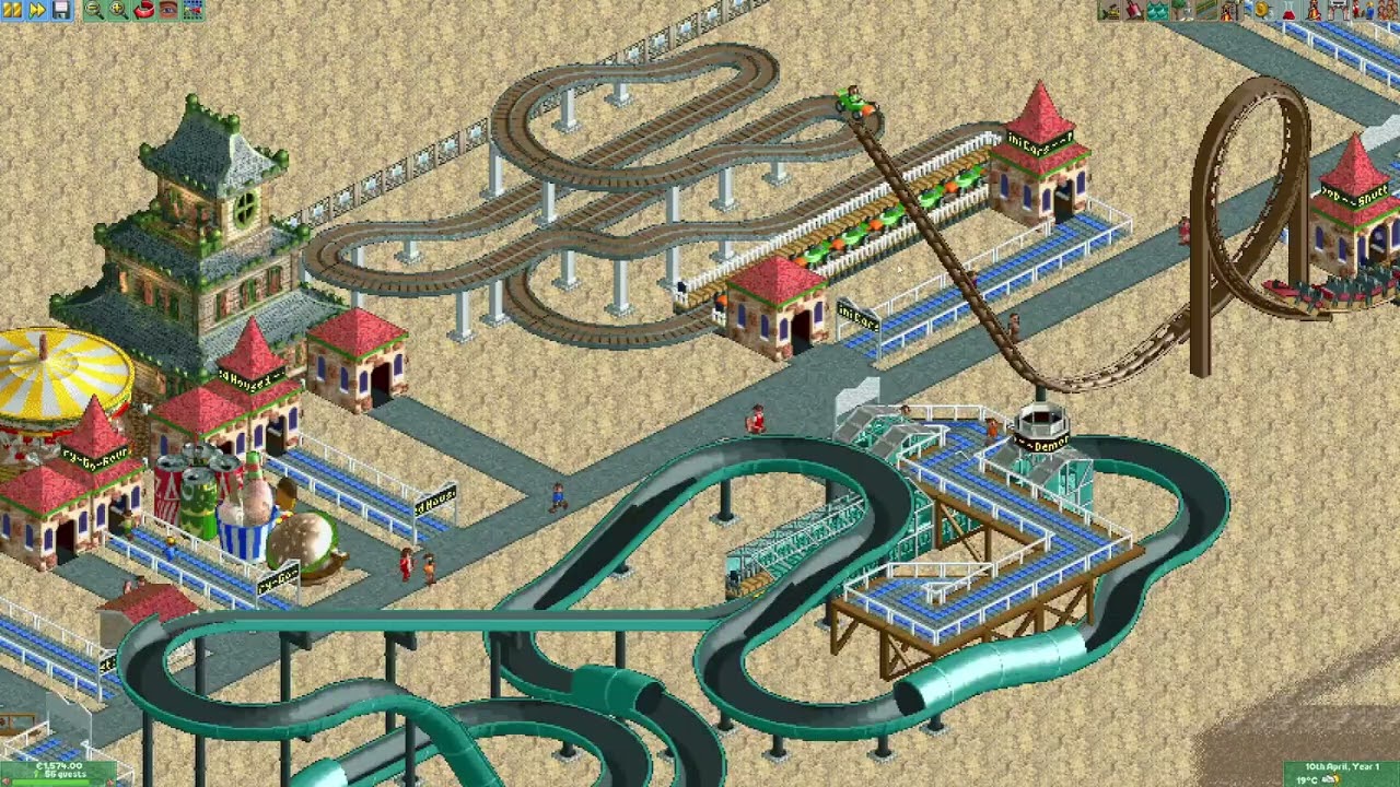 Rollercoaster Tycoon Mission 15 Pacific Pyramids