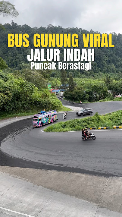 Bus Gunung Berastagi Viral - Jalan lintas Medan Berastagi #medan #berastagi