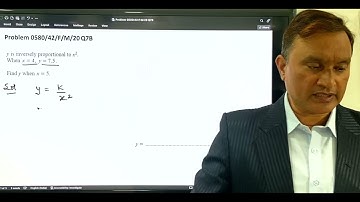 Algebra | IGCSE | Mathematics P4 | 0580/42/F/M/20 | SATPREP(More solutions in description) Q7B