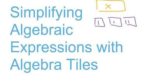 Simplifying Algebraic Expressions with Algebra Tiles
